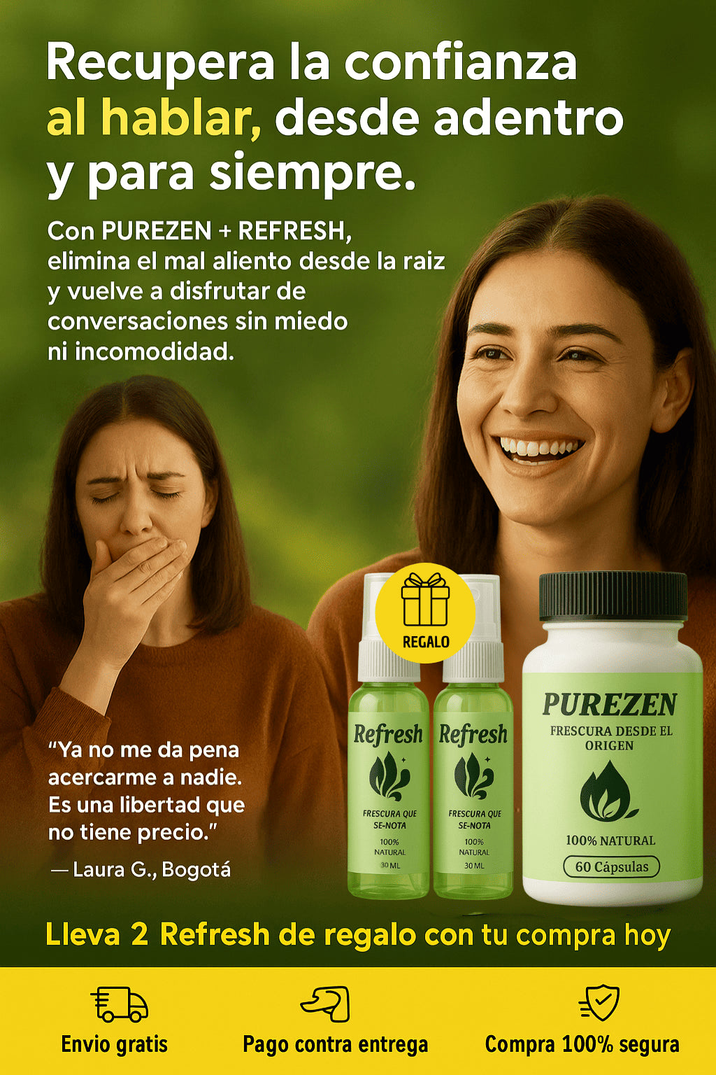 PUREZEN + REFRESH: Frescura real, aliento limpio y confianza renovada 💚