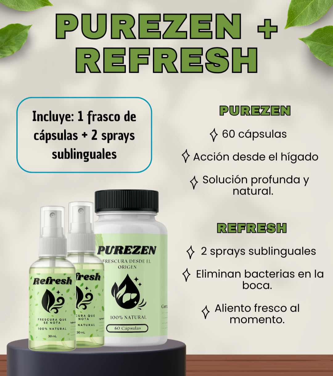 Purezen + Refresh: RECUPERA tu SEGURIDAD con cada palabra 🌿
