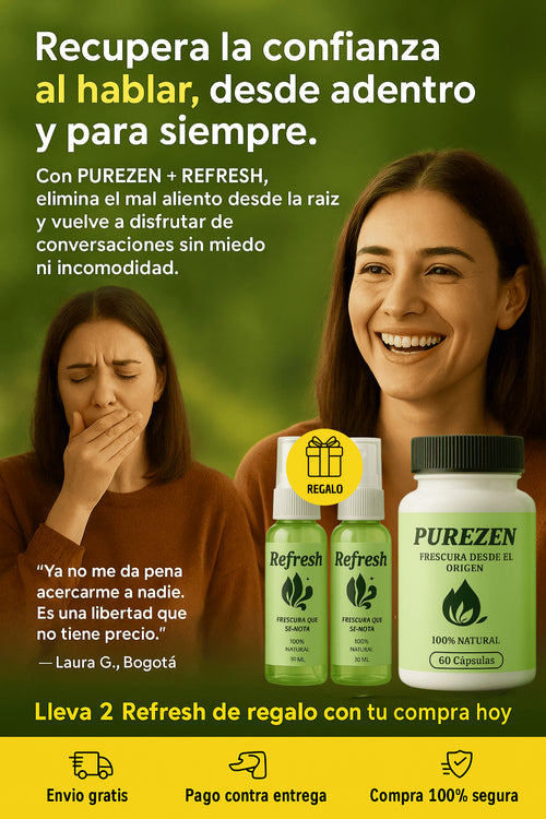 PUREZEN + REFRESH: Frescura real, aliento limpio y confianza renovada 💚
